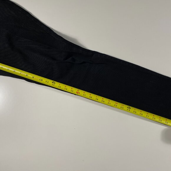 AMI Paris Heavyweight Slim Fit Straight Leg Button-Fly Jeans black mens 33x31 - Picture 10 of 11